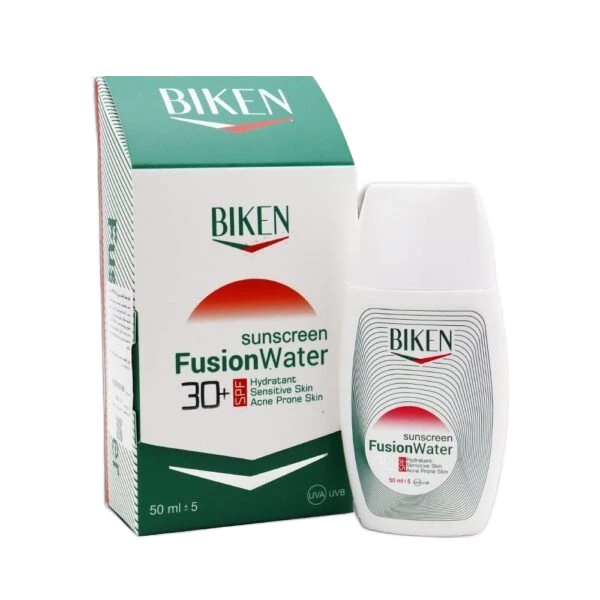 کرم ضدآفتاب بی‌رنگ بیکن مدل فیوژن واتر SPF30